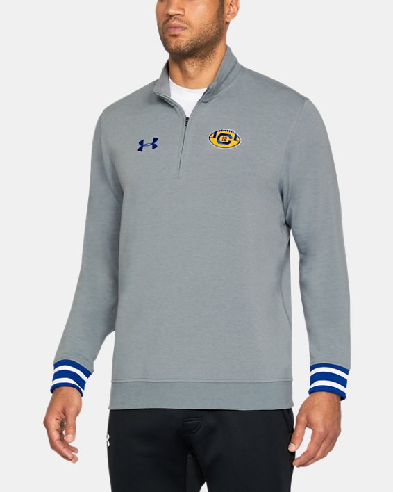 Men's Cal Bears UA SweaterFleece ¼ Zip Long Sleeve, Gray, pdpMainDesktop image number 0